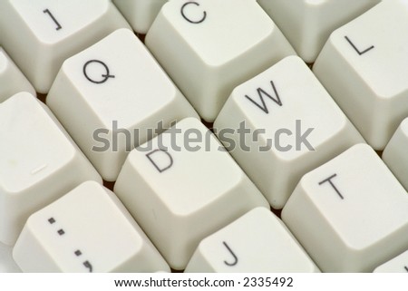 computer keys close up for background