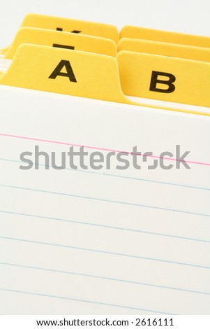 file divider, office supplies, close up