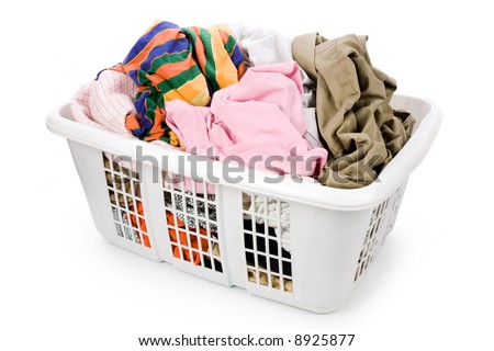 basket of laundry