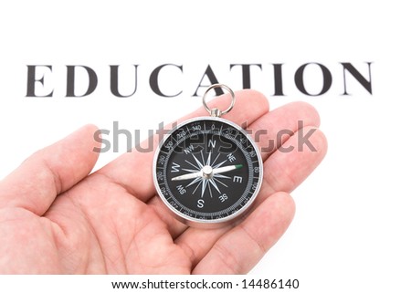 headline education and Compass, concept of education choice