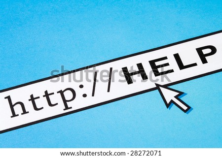 Computer Screen, concept of online help