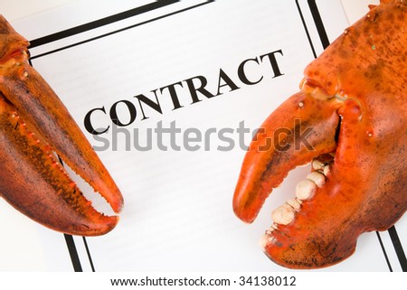 Lobster Claw and Business Contract, concept of threaten
