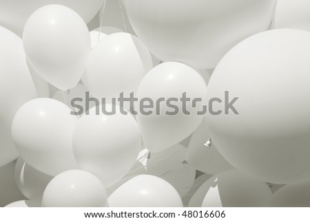 White Balloon for background use
