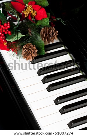 Piano Key close up shot