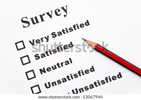 Survey and questionnaire, business concept