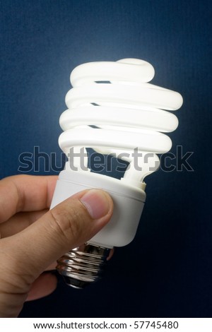Compact Fluorescent Lightbulb clsoe up