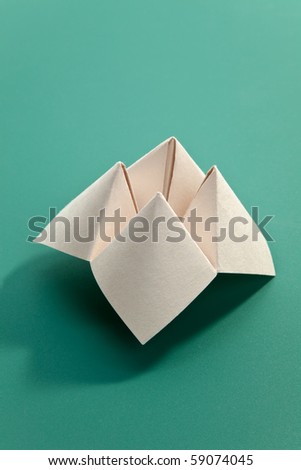 Paper Fortune Teller close up