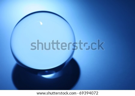 Blue Crystal Ball for background