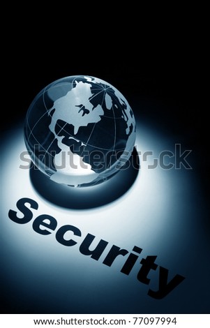 globe, concept of Global Security