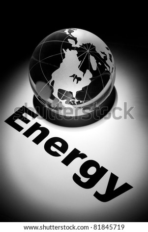 globe, concept of Global Energy short