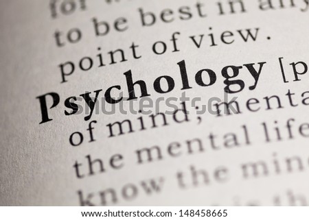 Fake Dictionary, Dictionary definition of the word Psychology.