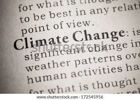 Fake Dictionary, Dictionary definition of Climate Change .