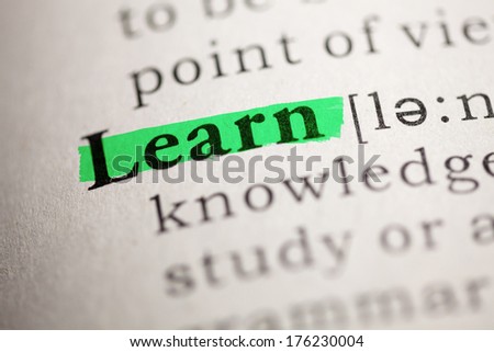 Fake Dictionary, Dictionary definition of the word Learn.