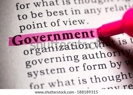 Fake Dictionary, Dictionary definition of the word government.