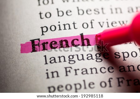Fake Dictionary, Dictionary definition of the word French.