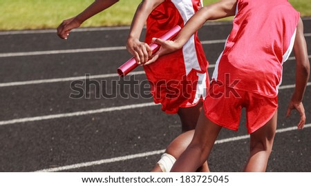 Passing the baton in a relay race