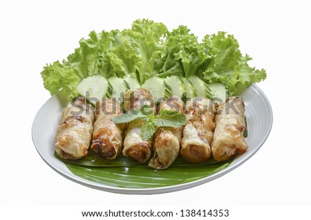 Fried Egg Rolls of Vietnamese cuisine