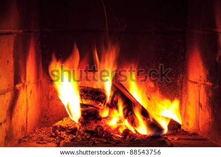 romantic home fire