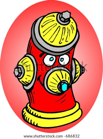 Fire Hydrant Stock Vector Illustration 686832 : Shutterstock