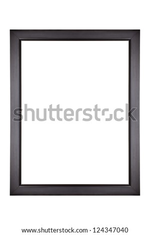 Isolated black picture frame Isolated black picture frame