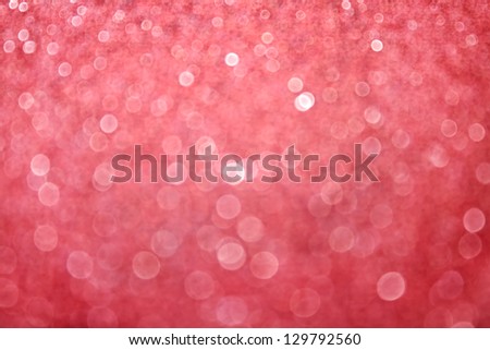 Abstract pink coral bokeh sparkle background