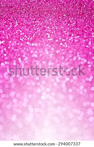 Abstract pink glitter sparkle background or glittery party invite