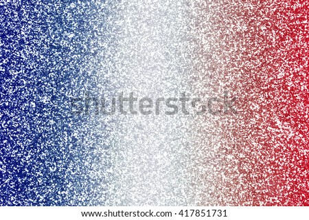 Abstract patriotic red white and blue glitter sparkle background