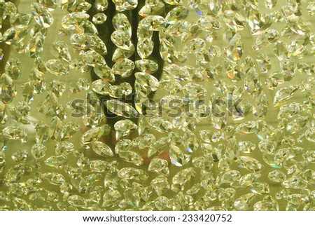 Yellow Diamonds hanging (crystal, diamond background, wallpaper)