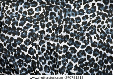 Beautiful blue leopard animal print background / wallpaper (safari wildlife)