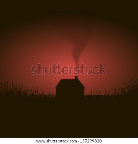 Gloomy House silhouette