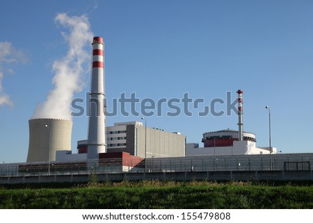 Nuclear power plant Temelin in Czech Republic Europe Nuclear power plant Temelin in Czech Republic Europe