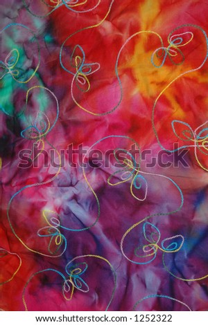 tie dye wallpaper. stock photo : Tie-dye fabric