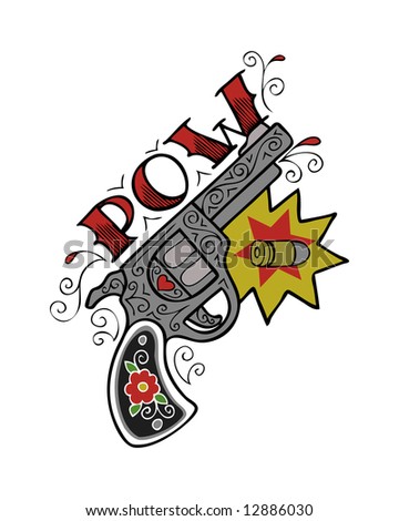 stock photo : tattoo gun image