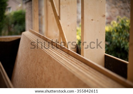 wooden construction -  plywood