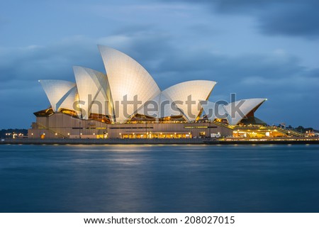 Sydney Opera House Sydney Australia circa 2012