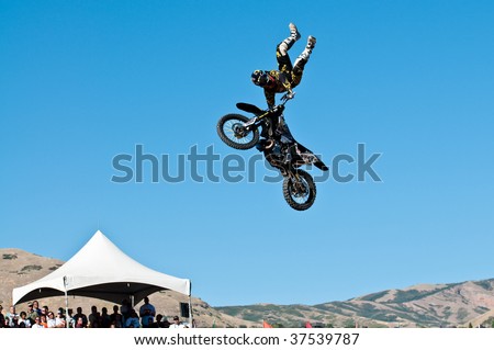 SALT LAKE CITY - SEPTEMBER 20:  Jim McNeil competes in the FMX Jam at the 2009 Dew Tour Toyota Challenge held on September 20, 2009 in Salt Lake City.