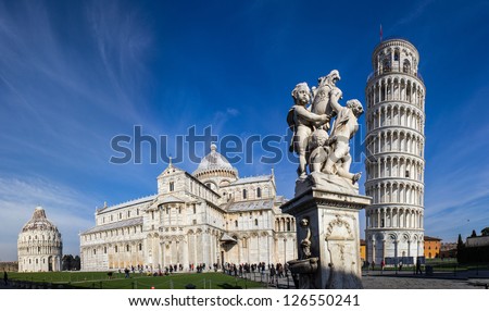 Pisa, Place Of Miracles: The Leaning Tower And The Cathedral Baptistery