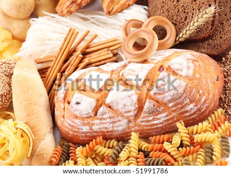 With bakery products
