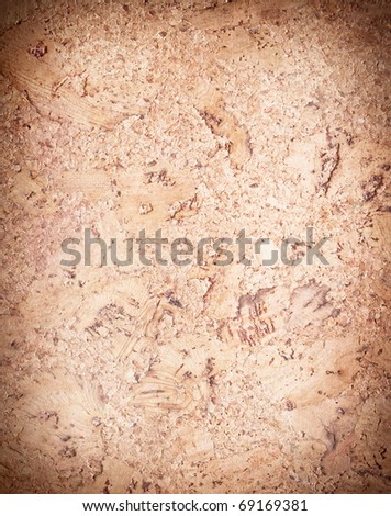 Image texture cork - wood surface.