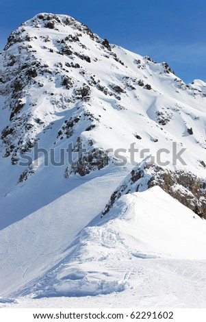 mountain and snow
