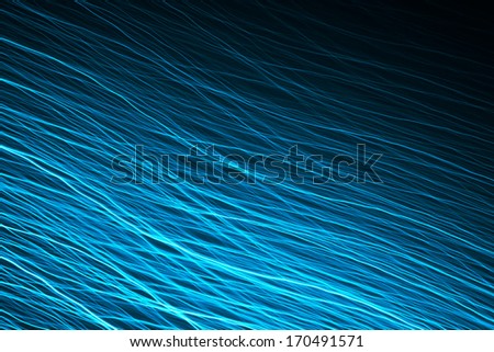 Blue laser lines background