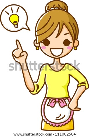 Illustration Woman Housewife - 111002504 : Shutterstock