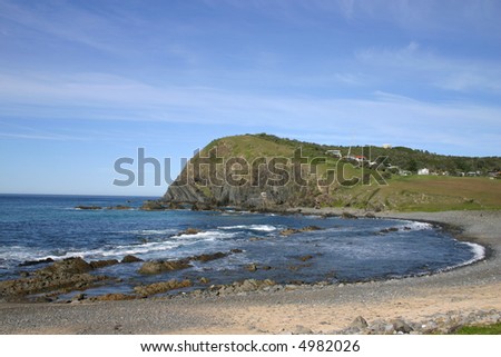 A rocky beach located on the Australian East Coast. Popular holiday destination.