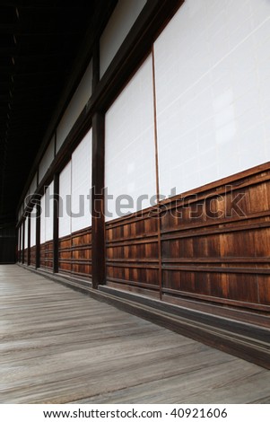 Classical Japanese wooden architecture in Kyoto - Japan