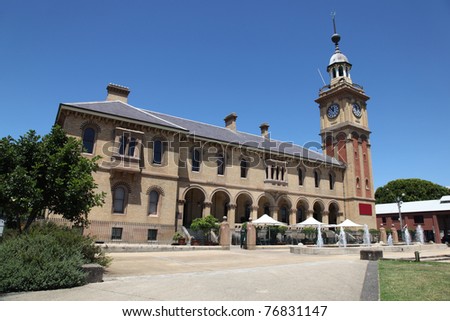 Customs House - Prominent historical landmark. Newcastle Australia. This building was completed in 1899 and formally was used by the Australian Customs service