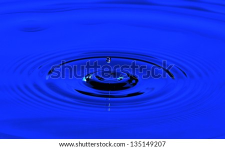 abstract, background, blue, bubble, calm, circle, closeup, cold, dew, drink, drop, droplet, fresh, freshness, purity, raindrop,blue, relax, ripple, shape, smooth, splash, surface, water, wave, wet