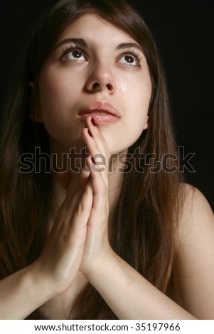 A Praying Girl