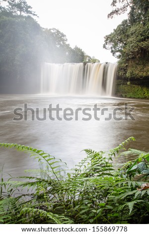 water fall, water fall, Paksong district  travel location