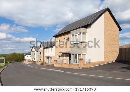 Modern housing estate