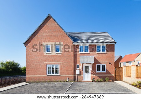 New english detached house